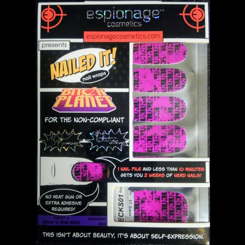 Bitch Planet Non-Compliant Nailed It! nail wraps